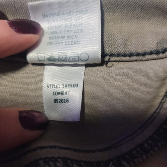 HENRY & BELLE Super Skinny Distressed Combat Print Jean - Picture 8 of 13